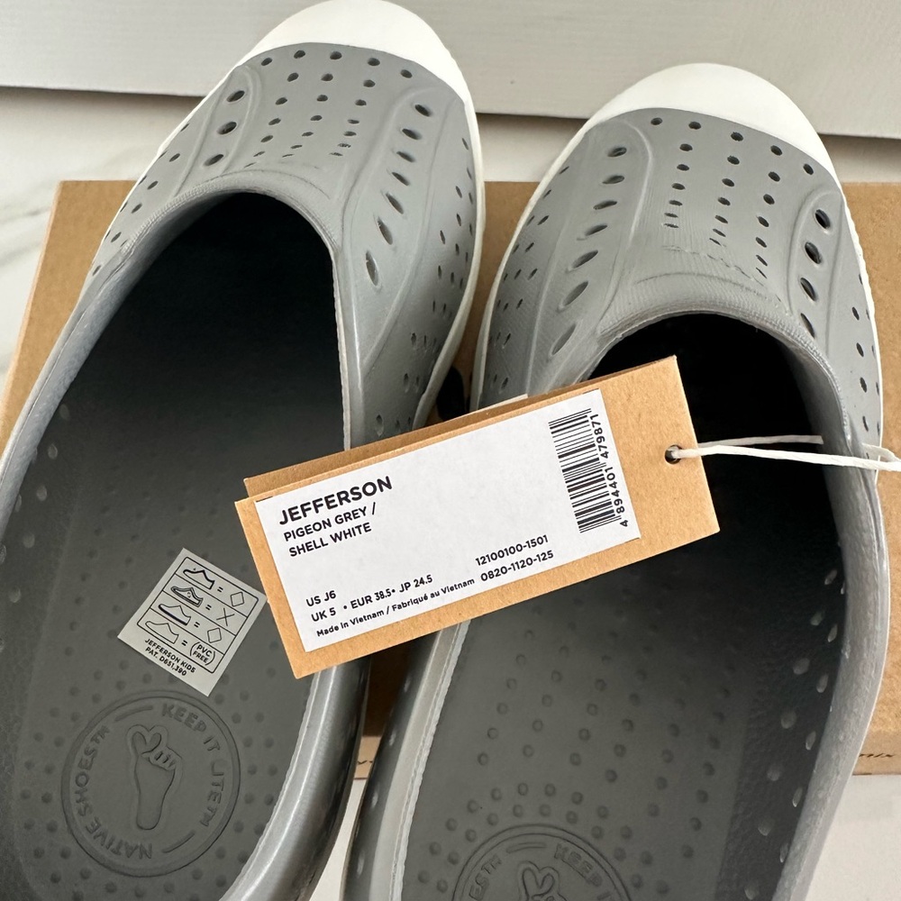 Native shoes Jefferson Gray
